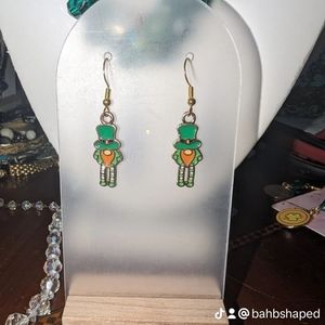 St Patrick's Day earrings • 925